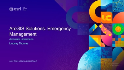 ArcGIS Solutions: Emergency Management - Esri Videos: GIS, Events ...