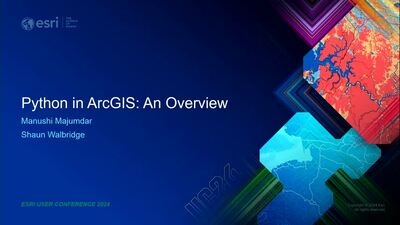 Python in ArcGIS: An Overview - Esri Videos: GIS, Events, ArcGIS ...