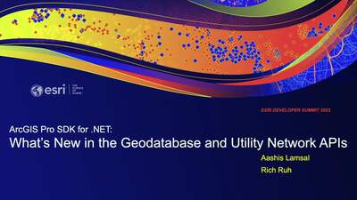 ArcGIS Pro SDK for .NET: What's New in the Geodatabase and Utility ...