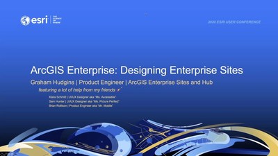 ArcGIS Enterprise: Designing Sites and Pages - Esri Videos: GIS, Events ...