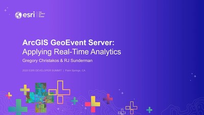 ArcGIS GeoEvent Server: Applying Real-Time Analytics - Esri Videos: GIS ...