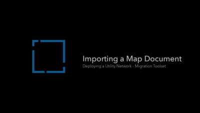 Deploying with the Migration Toolset - Importing a map document - Esri ...