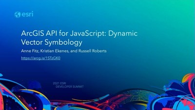 Dynamic Vector Symbology - ArcGIS API for JavaScript - Esri Videos: GIS ...