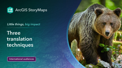 Three Translation Techniques - Esri Videos: GIS, Events, ArcGIS ...
