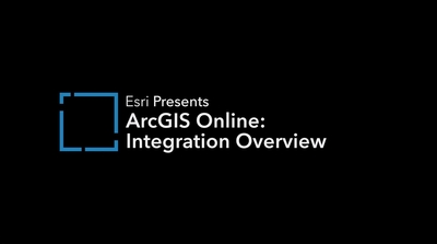 ArcGIS Online: Integration Overview - Esri Videos: GIS, Events, ArcGIS ...