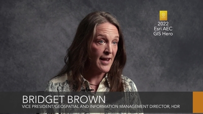 Esri AEC GIS Hero Profile: Bridget Brown, HDR - Esri Videos: GIS ...