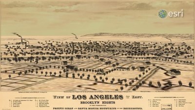 Tour a 3D map of 1890 Los Angeles Basin - Esri Videos: GIS, Events ...