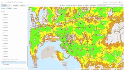 Station Response Drive Time Analysis Demo - Esri Videos: GIS, Events ...