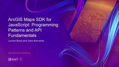 ArcGIS Maps SDK for JavaScript: Programming Patterns and API ...