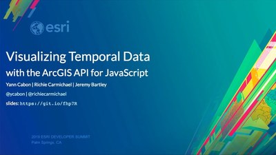 Visualizing Temporal Data with the ArcGIS API for JavaScript - Esri ...