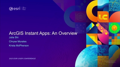 ArcGIS Instant Apps: An Overview - Esri Videos: GIS, Events, ArcGIS ...