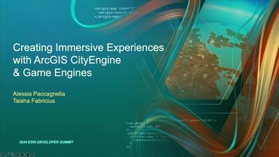Creating Immersive Experiences with ArcGIS CityEngine and Game Engines ...
