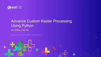 Advanced Custom Raster Processing Using Python - Esri Videos: GIS ...