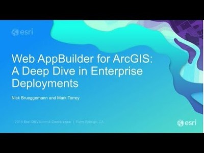 Web AppBuilder for ArcGIS: a Deep Dive into Enterprise Deployment ...