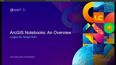 ArcGIS Notebooks: An Overview - Esri Videos: GIS, Events, ArcGIS ...