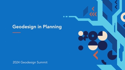 Geodesign in Planning - Esri Videos: GIS, Events, ArcGIS Products ...