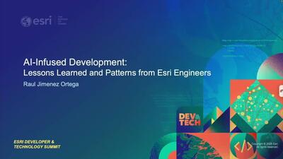 AI-Infused Development: Lessons Learned and Patterns from Esri ...