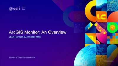 ArcGIS Monitor: An Overview - Esri Videos: GIS, Events, ArcGIS Products ...
