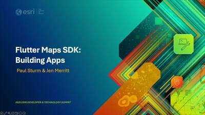 Flutter Maps SDK: Building Apps - Esri Videos: GIS, Events, ArcGIS ...