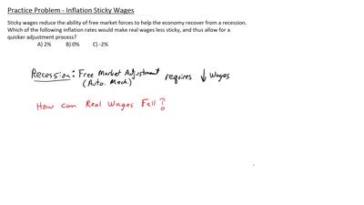 ECON 202 - Practice Problem - Inflation Sticky Wages - OSU MediaSpace