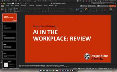 How to Add Narration to a PowerPoint - OSU MediaSpace