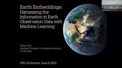 AI Seminar 105: Esther Rolf - OSU MediaSpace
