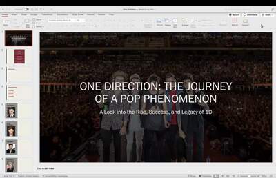 How to add an action button to a slide in Microsoft Powerpoint - OSU ...