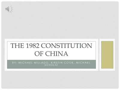 ISS330B - 3 - The 1982 Constitution of China - MSU MediaSpace